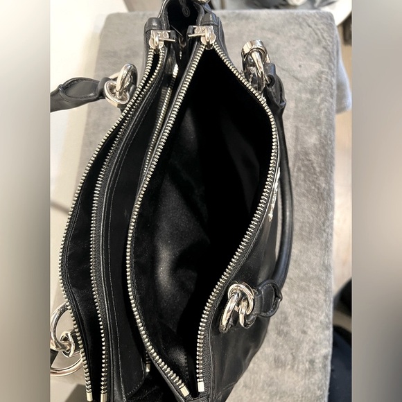 COACH Collette | Black Leather | Convertible Carryall handbag | F33447 - Picture 6 of 9